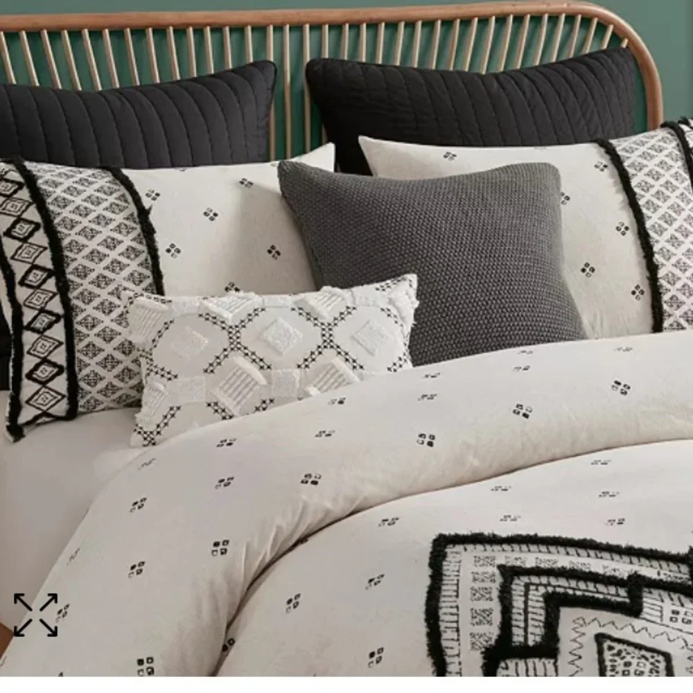 New! 3-piece Cotton Duvet Cover Set with Shams